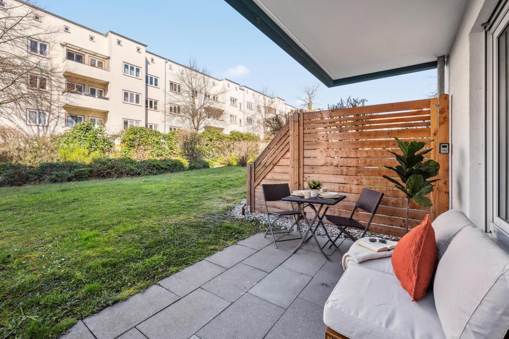 Traber Apartments Studio Kaffee Terrasse & Parken Leipzig Exterior foto